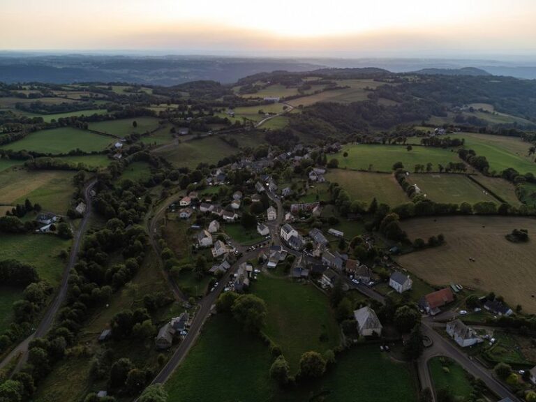 Moussages - vue du ciel